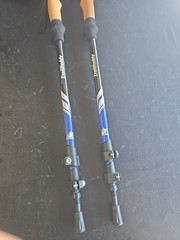 Set of 2 – TrailBuddy Adjustable Trekking Poles Hiking/Walking Sticks