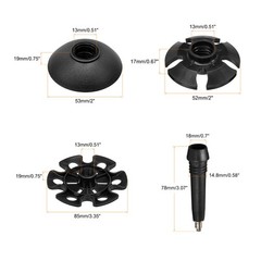 8 Pack – Trekking Pole Walking Hiking Stick Snow Mud Baskets for Mud Ski