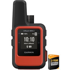 Garmin inReach Mini 2 Portable Satellite GPS Navigator w/ Warranty Bundle
