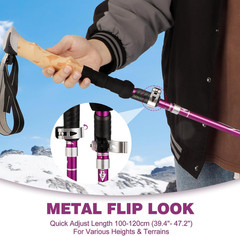 Hiking Poles – Aluminum Alloy 7075 Trekking Poles Collapsible with Telescopic,Li