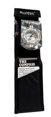 Vintage 1983 Brunton 8040G Elite Mirrored Sighting Compass USA Made w/ Pouch