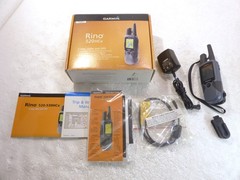 Garmin Rino 520HCx 2-Way Radio & GPS Handheld System w/ Box *WORKS, Bad Battery*