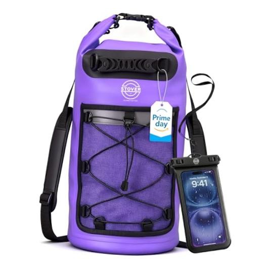 5/10/25/30/40/55L Waterproof Dry Bag- Roll 30L 30l Purple (With Phone Case)