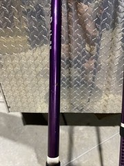 Keenfit 2-Piece Fitness Walking Poles Purple Extra Feet Tips Adjustable