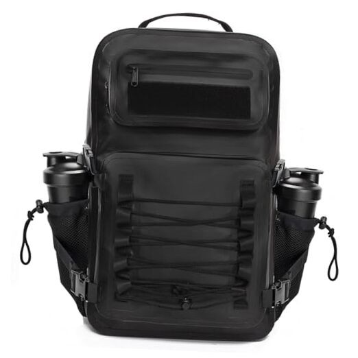 Miramrax Dry Bag Waterproof Backpack 30L Tactical Backpack for Kayaking Black