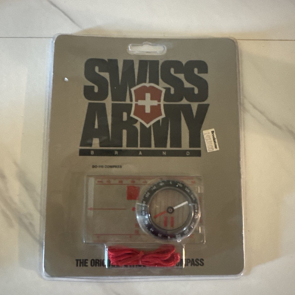 Vtg Swiss Army Compass Ltd DO-110 Baseplate Compass Sealed New Old Stock NOS