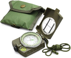Eyeskey Multifunctional Tactical Survival Military Compass with Lanyard & Pouch