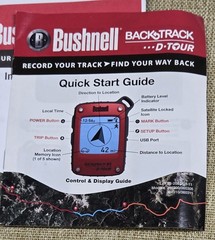 NEW Bushnell Backtrack GPS D-Tour Handheld GPS Unit 360300 Compass Altimeter