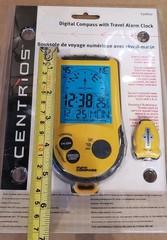 Handheld LED Digital Compass Centrios Hiking Fishing Camping Temp Clock Date NEW