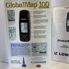 Tested Working Lowranc Globalmap 100 Plus GPS Receiver with Box Manual and More!