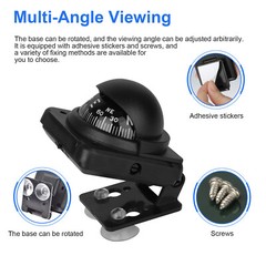 Magnetic Car Dashboard Navigation Compass Ball Adjustable for Boat Marine Truck