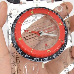 Multifunctional Waterproof For Compass with Mirror for Camping and Hiking