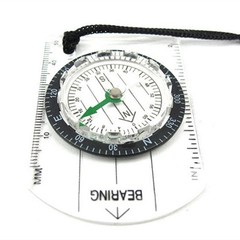 5pcs Multifunction Survival Compass with Map Scale, Professional Outdoor Tool