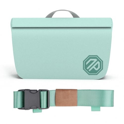 IPX7 Waterproof Fanny Pack with Magnetic One-Hand Closure, Durable 2.5L Mint