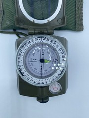 Portable Camping Compass Military Army Geology Lensatic Prismatic Compass