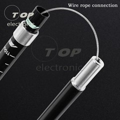 Collapsible Tri-fold Trekking Hiking Poles Aluminium Walking Stick Anti-Shock
