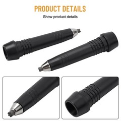 Wear Resistance Trekking Pole Tips 2pcs Carbide Hard Plastic Pole Tips