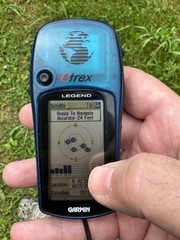 Garmin eTrex Legend Personal GPS Navigator Blue – Tested Working With Manuals