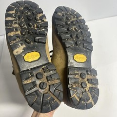 Vtg EMS Mountaineering Boots Men’s Size 9M Made in Italy Hiking Brown Vibram