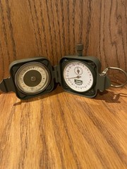Jeep Launch 2005 Vintage Military Compass Stop Watch Green