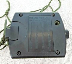 Prismatic Compass ~ Flip Top Camo Canvas Case Neck Lanyard Hiking ~ Germany