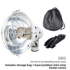 Compact Portable Outdoor Gas Heater with Efficient Heating for Camping