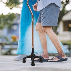 Four-legged Crutch Base Walking Cane Accessories Pole Foot Covers