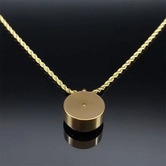 Mini Survival Compass Pendant Necklace Women Men Camping Hiking Pocket