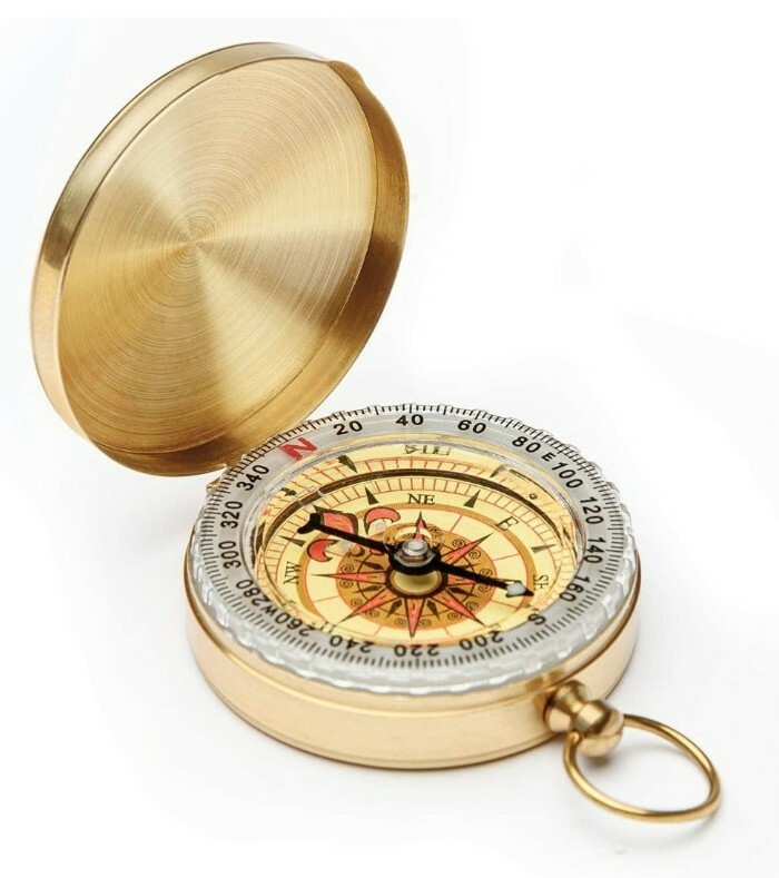 Qi Mei Camping Survival Compass Metal Pocket Compass Kids Compass for Hiking …