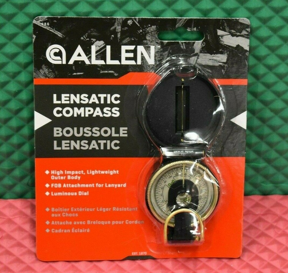 Allen Lensatic Compass Black #486