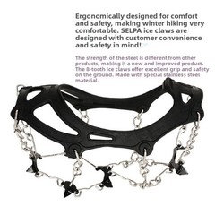 8 Tine Steel Crampons for Winter Hiking Climbing Reliable Outdoor Gear
