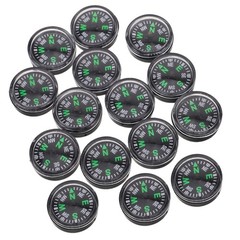 20Pcs Compact Mini Plastic Compass for Hiking Backpacking Outdoor Adventures