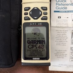 Vintage Garmin GPS 48 Handheld 12 Channels Marine Personal Navigator Tested