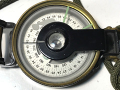 Vintage Lensatic Compass Liquid Filled- Japan Works