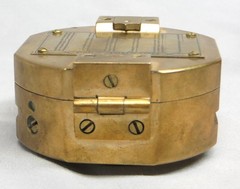 Vintage Brunton’s Pocket Transit Compass Geology Surveying Military w/Wood Box