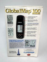 Lowrance Globalmap 100 Portable Handheld GPS Receiver Digital W Box & Software