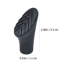 3 Pcs Non Cane Tips Rubber Trekking Poles Non-slip Cover Boots