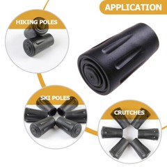 10 Pcs Cane Cover Travel Pole Replacement Trekking Accessories