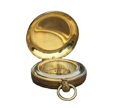 Nautical Collectible Retro Style Compass Decorative Gift Item Brass Finish Compa
