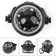 ABS plastic Electronic Car Black Compass Screws Pick Adhesive Marine Boat