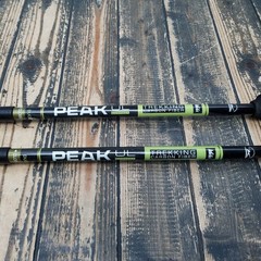PAIR of REI Co-Op PEAK UL Compact Carbon Fiber 125cm Hiking Trekking Poles