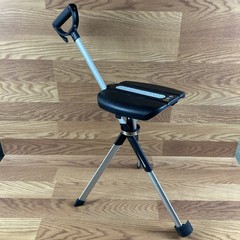 STEP2GOLD Ta-Da Chair Series 2 Portable Trekking Hiking Pole 34.2″ Black