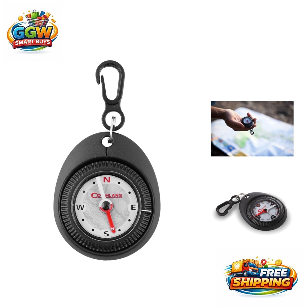 Liquid-Filled Trail Compass for Hiking & Camping – Lightweight & Durable