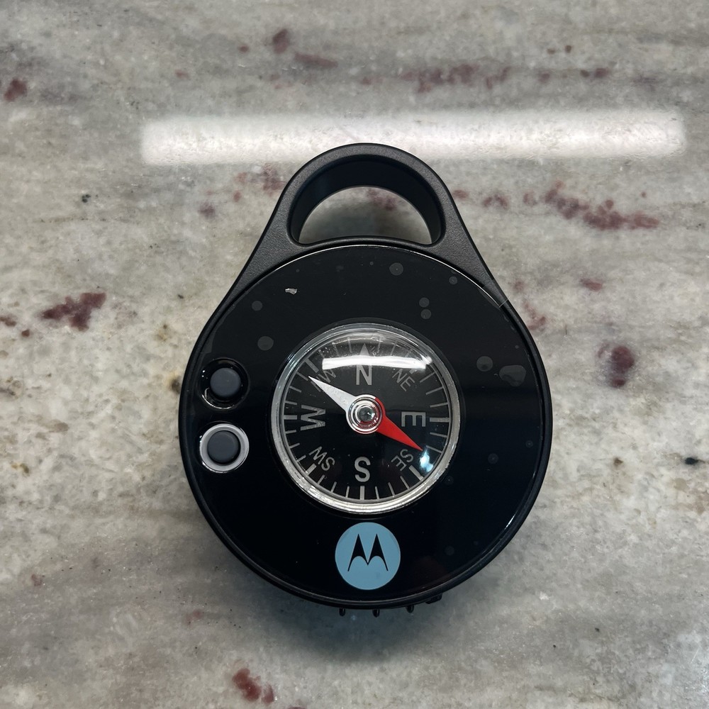 Motorola PEBL 320 Compass With Carry Bag Outdoor UV Level LED Light PB320