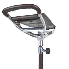 Outdoor Shooting Stick Adjustable Seat Hunting Stick Chair Camping Waking Cane