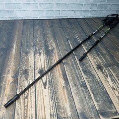 PAIR of REI Co-Op PEAK UL Compact Carbon Fiber 125cm Hiking Trekking Poles