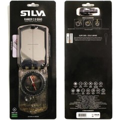 Silva Ranger 2.0 Quad Compass Waterproof Romer Scale Magnifier Turnable Housing