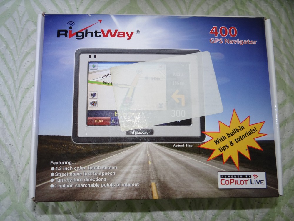 Rightway RW400 navigator Portable GPS Navigation Device – NEW
