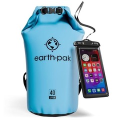 Waterproof Dry Bag – Roll Top Waterproof Backpack Sack Keeps 40L Light Blue