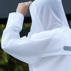 Outdoor Sports PVC Rain Suit Double Hood Design Dual Pockets Large Size Range
